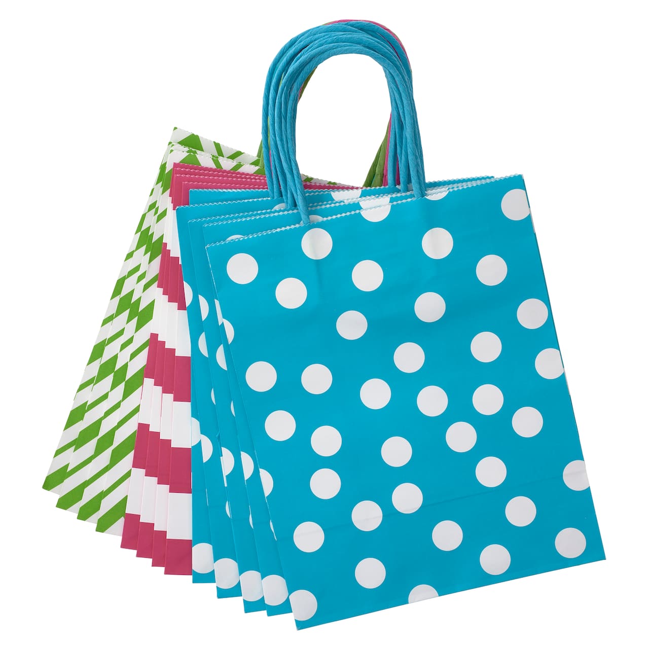 10" Dots & Chevron Paper Bag Value Pack by Celebrate It™